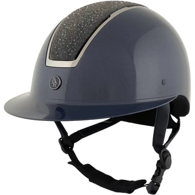 Rijhelm met polovizier BR Equitation Omega Glamourous Glossy