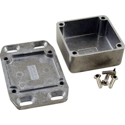Hammond Electronics 1590LLBFL Universele behuizing 50 x 50 x 25 Aluminium Natuur 1 stuk(s)