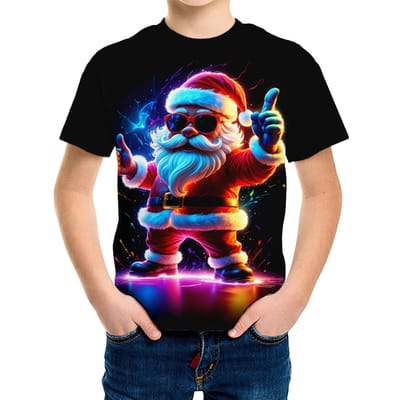 2026 Kerst 3D Geprint T-shirt Cartoon Grafisch T-shirt Voor Mannen Rendier Snoep Grafisch T-shirt Cadeaus Oversized T-shirt 4XL red