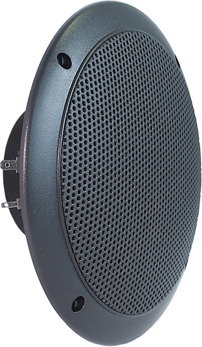 Waterdichte 16 cm Breedband Luidspreker 4 Ohm Zwart voor Buiten en Marine Gebruik
