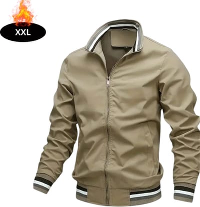 Livano Windjas Heren - Parka - Lente & Herfst - Jas - Volwassen - Windjack - Windbreaker - Outdoor - Olijfgroen - XXL