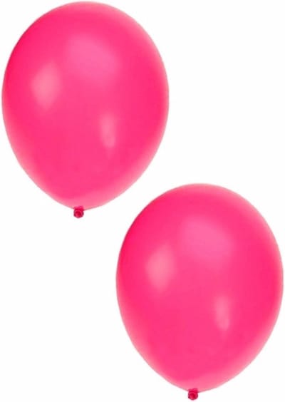 Bellatio Decorations ballonnen - 25x stuks - fuchsia roze - 30 cm - verjaardag - feestartikelen - versiering