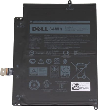Dell YX0XH Batterij - 34Wh