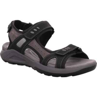 Rohde 5940 90 Sandalen Zwart Nubuck Heren - Zwart - 41