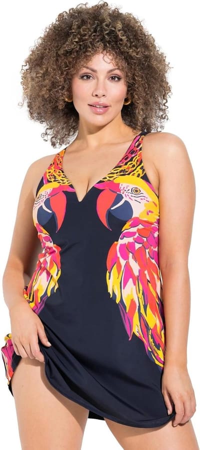 Dames Badjurk - Zwemjurk - Stranddagen - Tropische Print - N.v.t. - Meerkleurig