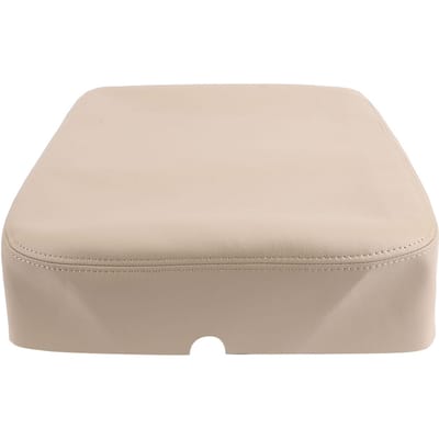 Auto Middenconsole Cover Microfiber Pu Leer Waterbestendig Comfortabel Krasbestendig Auto Armsteun beige