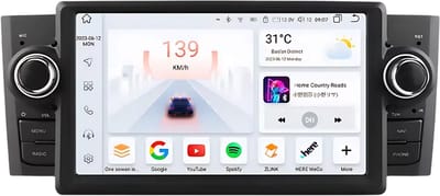 Autoradio met bluetooth - Carplay - Voor FIAT Grande Punto Linea (2007-2012) - Geschikt voor Apple en Android - Stereo - Navigatie - Navigatiesysteem auto - 8GB 128GB