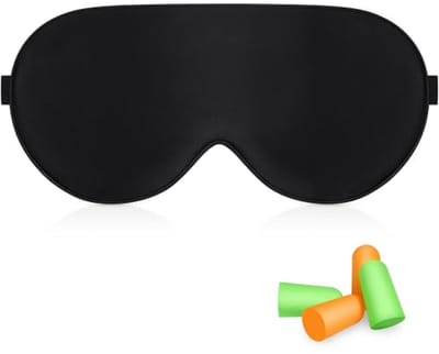 Zijden Oogmasker voor Slaap - Lichtdicht en Comfortabel met Verstelbare Band