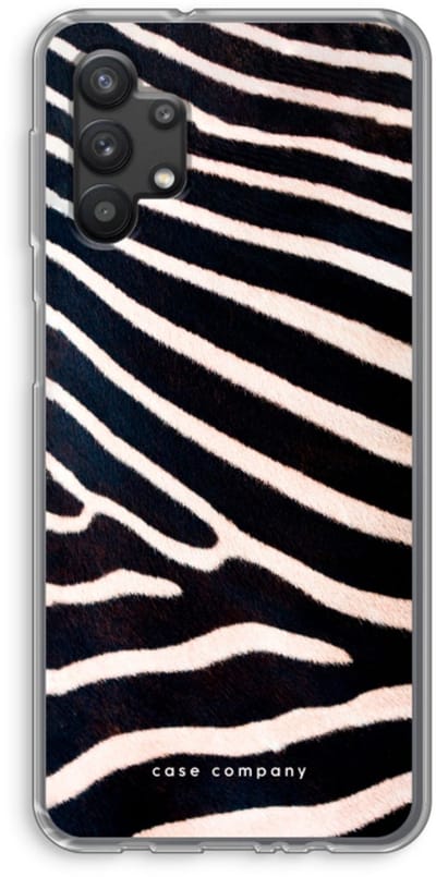 Hoesje geschikt voor Samsung Galaxy A32 5G hoesje - Zebra - Soft Cover Telefoonhoesje - Bescherming aan alle Kanten en Schermrand