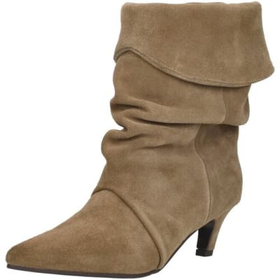 Shoecolate Enkellaarsjes Hak Enkellaarsjes Hak - Taupe - Maat 40
