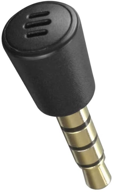 Hoogwaardige Mini In-Line Microfoon – 3.5mm Metalen Plug, Draagbare Opname- en Gamingmicrofoon voor PS4, Laptop, Mobiele Telefoon en Live Broadcast (50Hz-20KHz, -36dB Gevoeligheid)