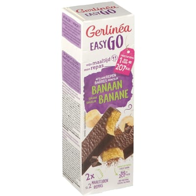 Gerlinea Easy Go Afslank Maaltijdrepen Banaan 2x58g