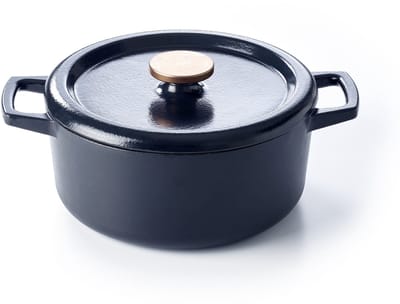 Alva Braadpan - Dutch Oven - Nori - Gietijzer ø 26 cm - geëmailleerde anti-aanbaklaag