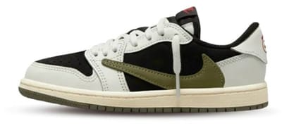 Jordan 1 Retro Low OG SP Travis Scott Olive (PS) - Maat 27.5