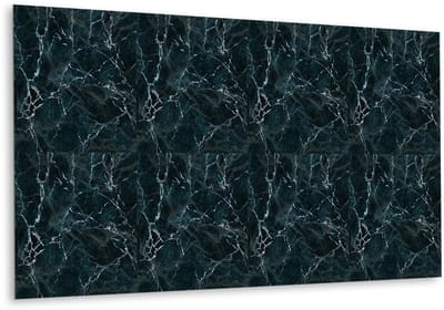 Tulup PVC Wandpaneel - Imitatiemarmer Vinyl Wandpaneel - 100 cm x 50 cm - Groente PVC Wandpaneel - 1 stuk - PVC Muurpaneel - Marmer Wandpaneel - Wandpaneel Zelfklevend - Plaktegels Keuken en Badkamer