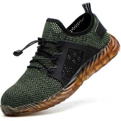 Werkschoenen Heren Stalen Neus Schoenen Dames Heren Veiligheidsschoenen Puncture-Proof Werksneakers Ademend Lichtgewicht Werkschoenen Heren 38