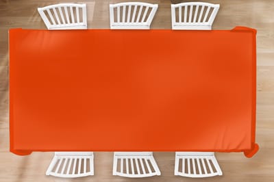 Tafelkleed - Tafellaken - 300x150 cm - Sienna - Aarde - Kleuren - Effen - Binnen en Buiten