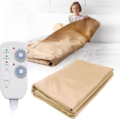 ApexArte® Infrarood Deken - Warmtedeken - 220x180cm - Beige