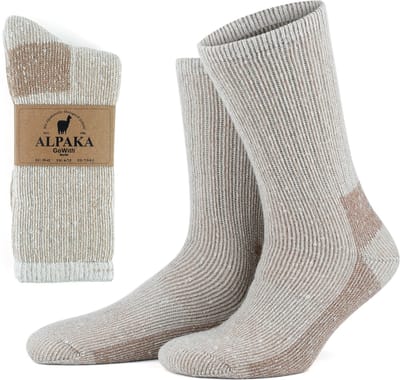 GoWith Diabetes Alpaca Wollen Sokken-2 paar-Thermosokken-Maat 35-38