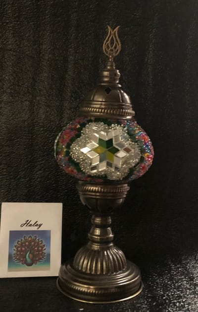 Handgemaakte Turkse sfeerlamp met gekleurde Mozaïek nachtlamp Oosterse Sprookjes tafellamp