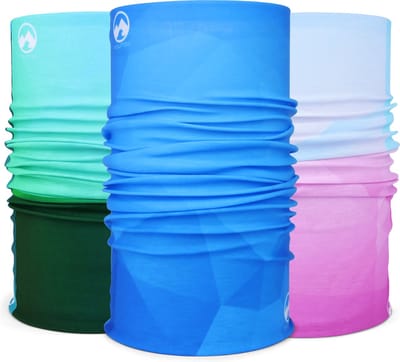 MowMow 3-pack Nekwarmer - Sjaal - Bandana - Fiets - Sport - Wintersport - Heren - Dames