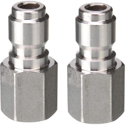 Snelkoppeling geschikt voor hogedrukreiniger, 1/4 inch NPT binnendraad, 5000 PSI, 2 stuks