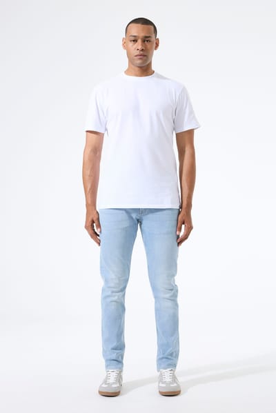 GARCIA Russo Heren Tapered Fit Jeans Blauw