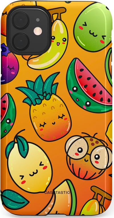 Casetastic Hoesje Geschikt voor Apple iPhone 11 - Stijlvolle Beschermende Duo-layer Case - Fruitastisch