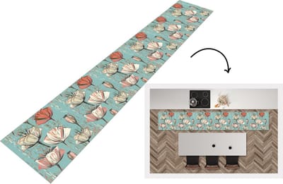 Keukenloper - Loper keuken - Vintage - Bloem - Flora - 300x50 cm - Keukenloper vinyl