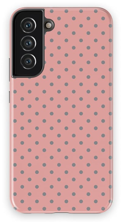 Polka Dots Hoesje Samsung Galaxy S22 Plus | Geschikt Voor Mag | Stippen Design Backcover Samsung Galaxy S22 Plus Soft Grey Dots