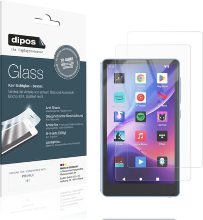 dipos – 2x Matte Pantserfolie geschikt voor PINHUI H1 | 9H Screenprotector