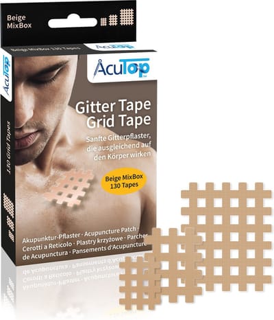 Acutop - Gridtape/Crosstape - Beige - Mixbox - 130 tapes