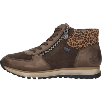 Rieker Veterschoenen Hoog Veterschoenen Hoog - Donkerbruin - Maat 43