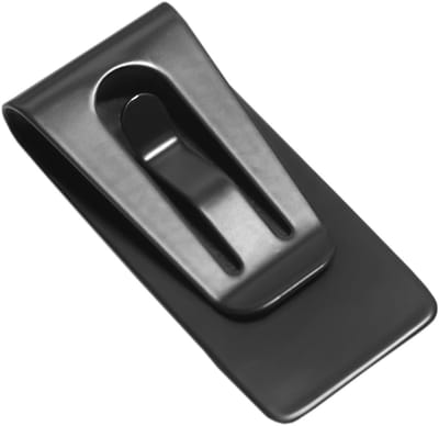 Geldclip - Geldhouder - Briefjes clip - Metaal - Geld klem - Money clip - Cash holder - Bankbiljetten houder - Portemonnee alternatief - Compacte geldhouder - Zwart - Jonyx