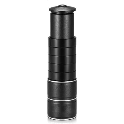 Aluminiumlegering Fiets Vork Stuurpen Riser Verlengstuk Verlengstuk Fiets Fiets Stuurpen Head Up Raiser Stuur Riser Adapter zwart