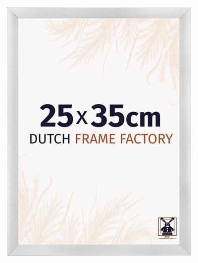 Fotolijst 25x35 cm - MDF - Zilver Mat - Praag