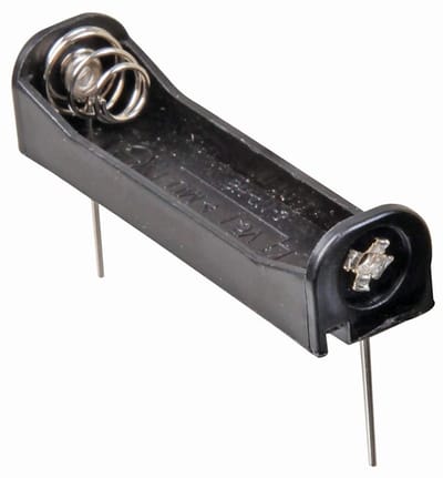 Batterijhouder AAA - Batterijclip Contact - Elektronica Reparatie - PCB Printpinnen - 1 x AAA - Metaal