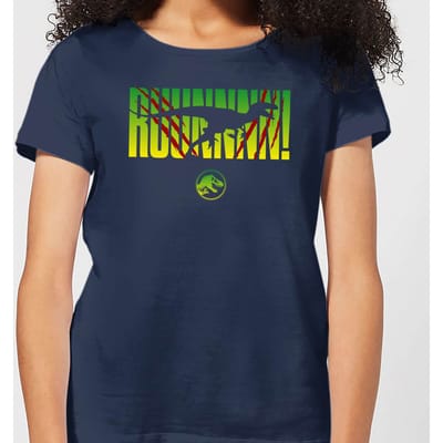 Jurassic Park Run! Women's T-Shirt - Navy - S
