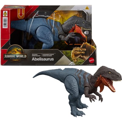 Jurassic World Saga Wild Roar: Abelisaurus Dinosaur Figure