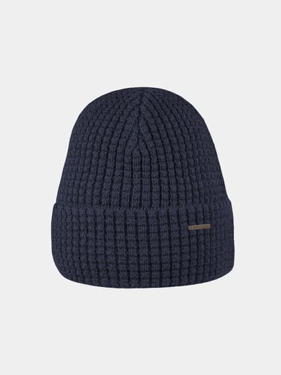 Cristof No Wind - Muts met winddichte hoofdband - Marine blauw