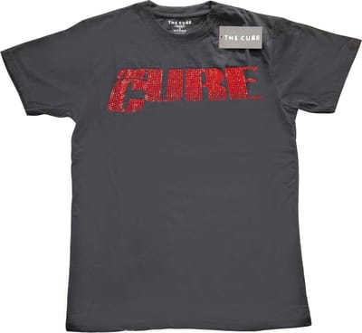The Cure - Logo Heren T-shirt - S - Zwart