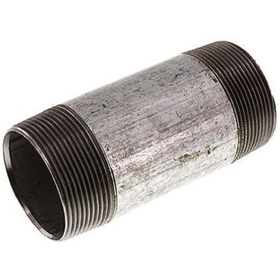 R 2 1/2'' Verzinkt Stalen Dubbele Pijpnippel 50 Bar DIN 2982 - 300mm - FL2S-M-EZ-212R-300L