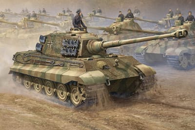 Trumpeter King Tiger - Porsche & Henschel Turret 2-in-1 - Zware Tank 00910