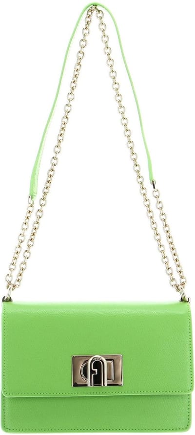 FURLA Leren Schoudertas Avondtas 1927 Mini Crossbody 20 Wasabi Groene