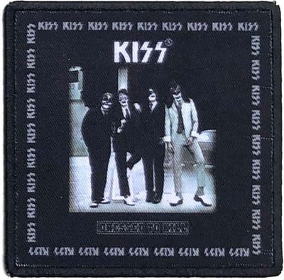 Kiss - Dressed To Kill Patch - Zwart