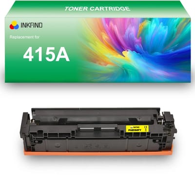 INKFIND 415A (W2032A) Geel tonercartridge compatibel met HP 415A (W2032A) Geel toner cartridge - 1-pack Geel