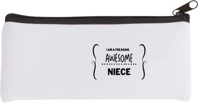 Akyol - i am a freaking awesome niece Etui - Nicht - beste nicht - liefste nicht - verjaardag - cadeau - kado - bedankje - geschenk - 20 bij 9 cm