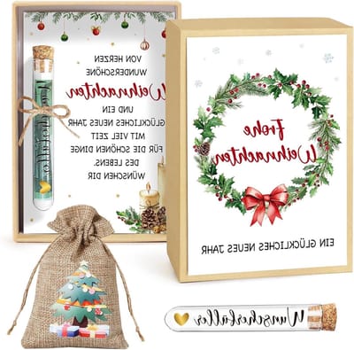 Kerst Geldcadeau Set - Cadeauverpakking Geld - Geld Geven - Compleet met Kaart - 15.5 x 11 x 3.5 cm
