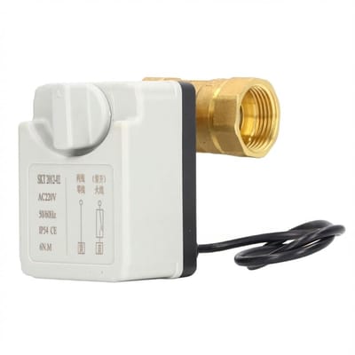 Zeynomax - Motorized Ball Valve - 6N.M Koppel - IP54 Stofdicht - DN25 - Normaal Open - Geschikt voor water - Compact formaat