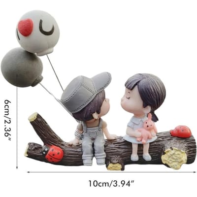 Schattig Auto Dashboard Ornament Lieflijk Kussend Jongen Meisje Auto Ornament Auto Interieur Decoratie